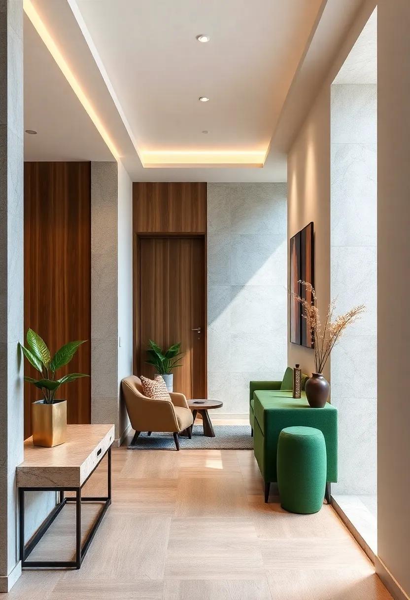 Luxurious Yet Practical Flooring Options Adding Texture Without Overcrowding Small Hallways