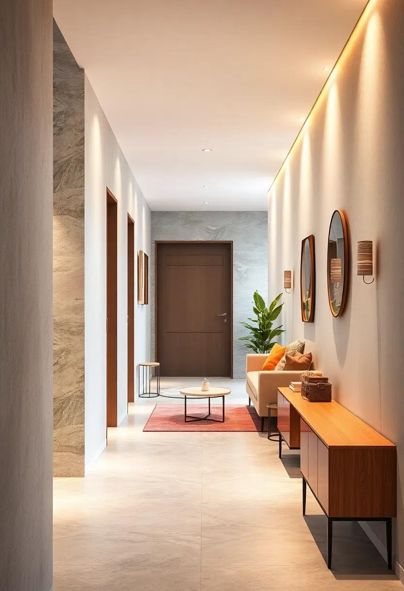 Playful Use of Asymmetry in Storage and Decor That Breaks Monotony in Compact Spaces