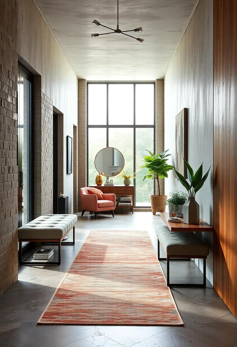 Soft Yet Durable Runner Rugs That Complement Small Hallways With Dimensional Warmth