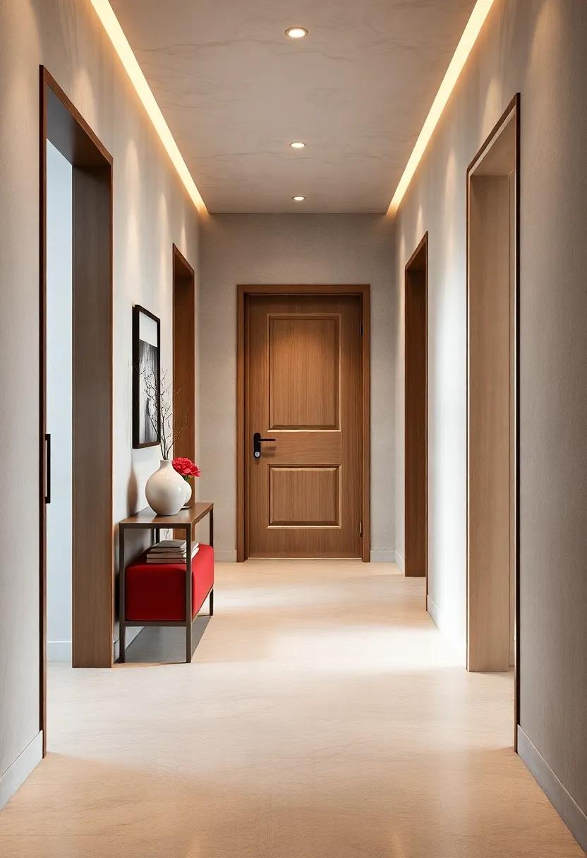 Streamlined Door Designs That Maximize Wall Space and Maintain Hallway Accessibility