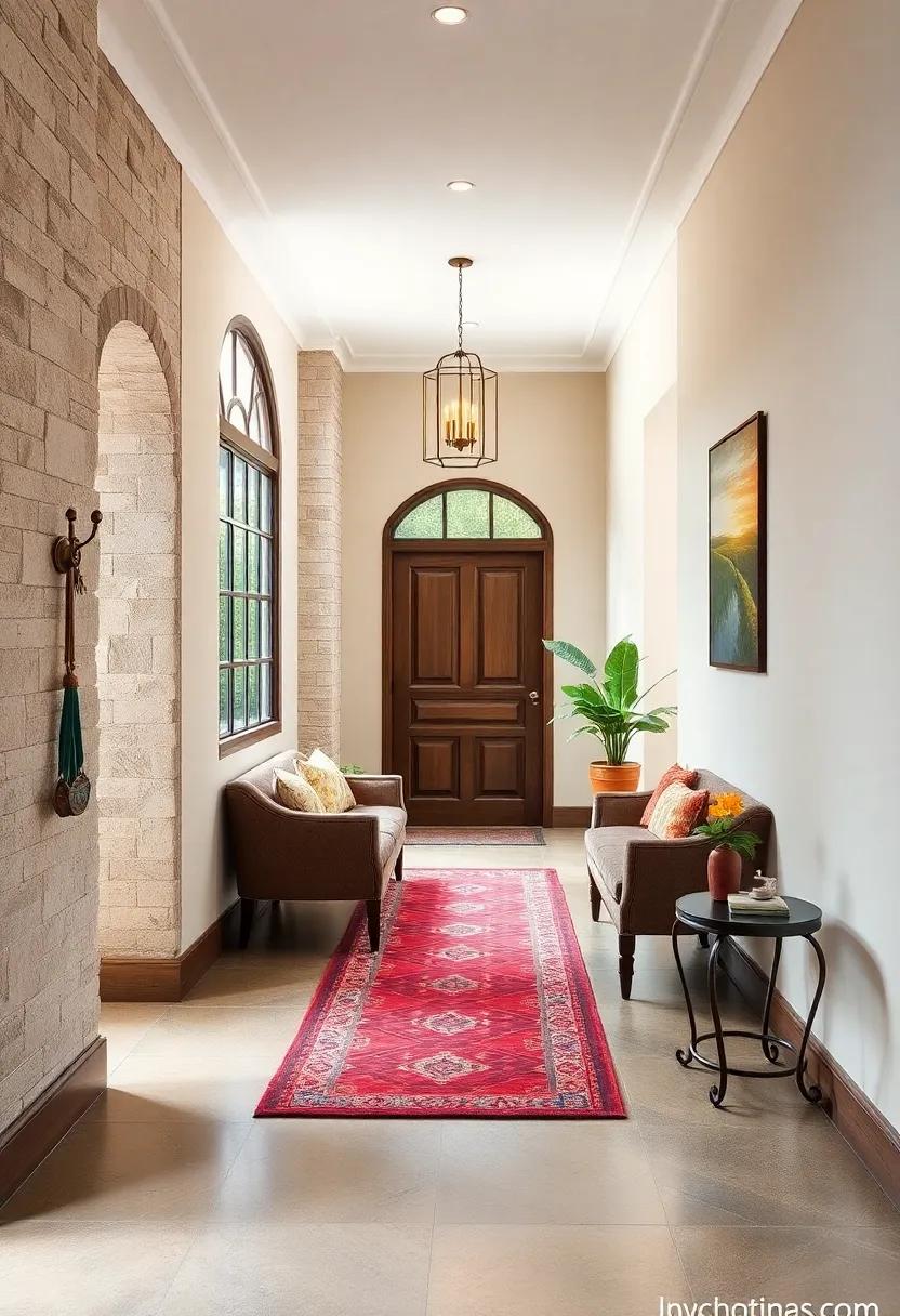 Elegant Brass Key Holders and Antique Coat Racks Blending Practicality with Vintage Aesthetics