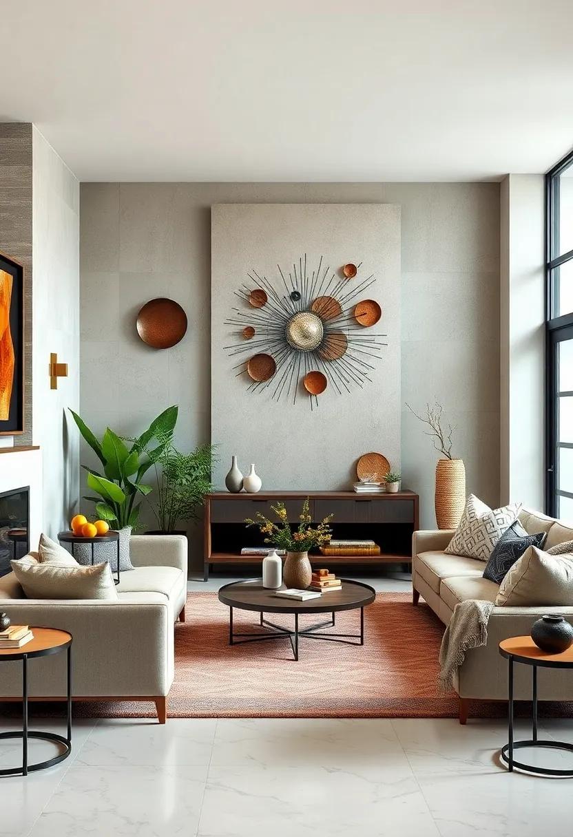 Eclectic Wall Sculptures Combining Organic and Industrial Materials for Visual Interest