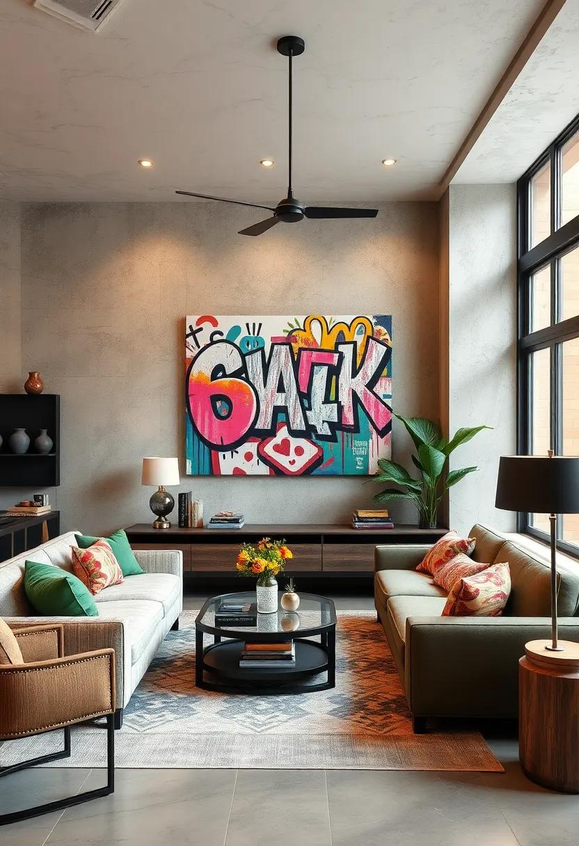 Urban Graffiti Art As a Focal Point in Industrial Eclectic Settings