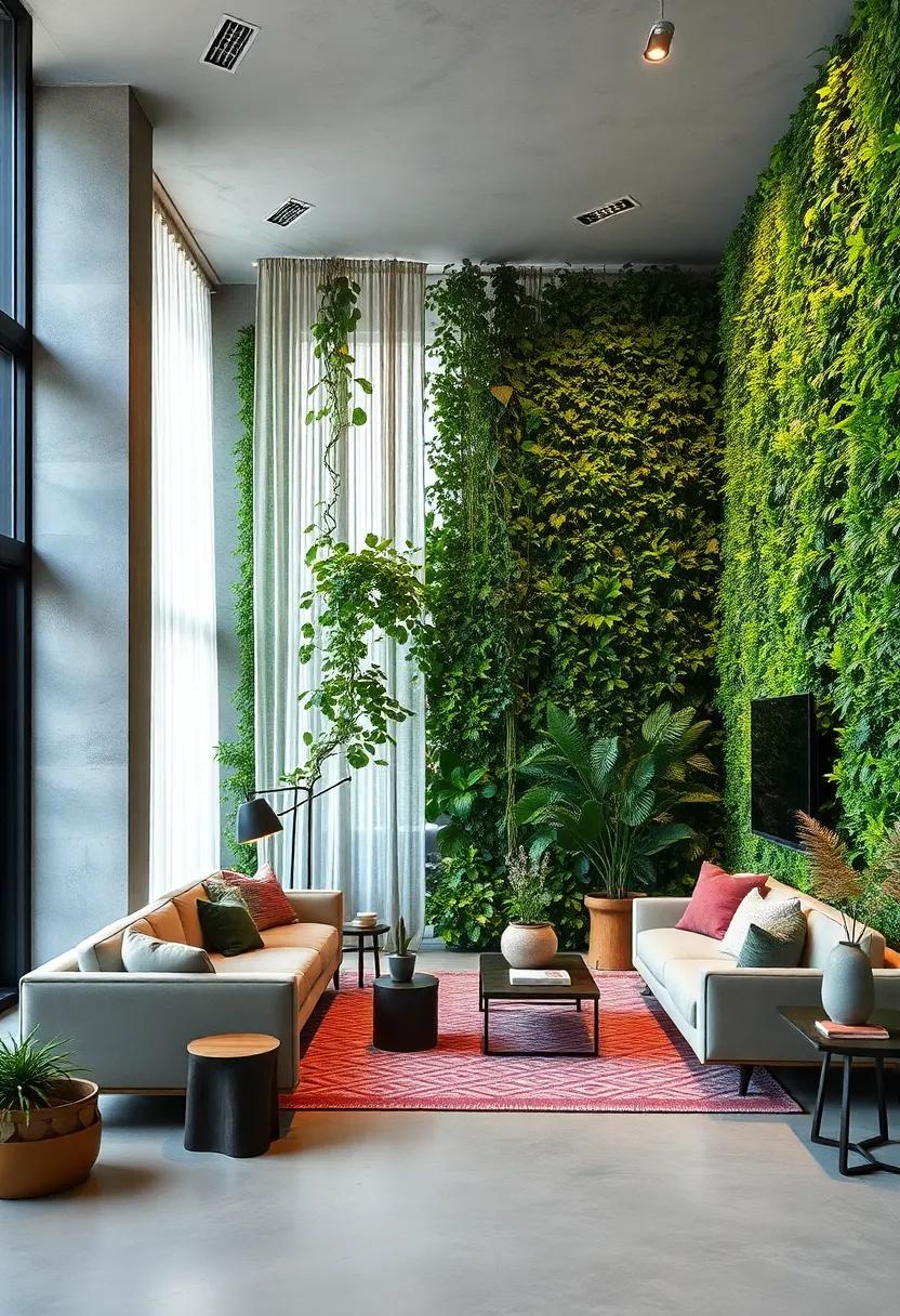 Architectural Integration of Living Walls as Natural Air Purifiers in Busy City Environments