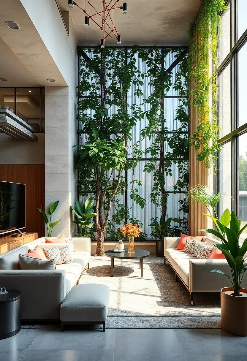 Balancing Sunlight and Shade to Optimize Plant Health and Privacy in Vertical Green Designs