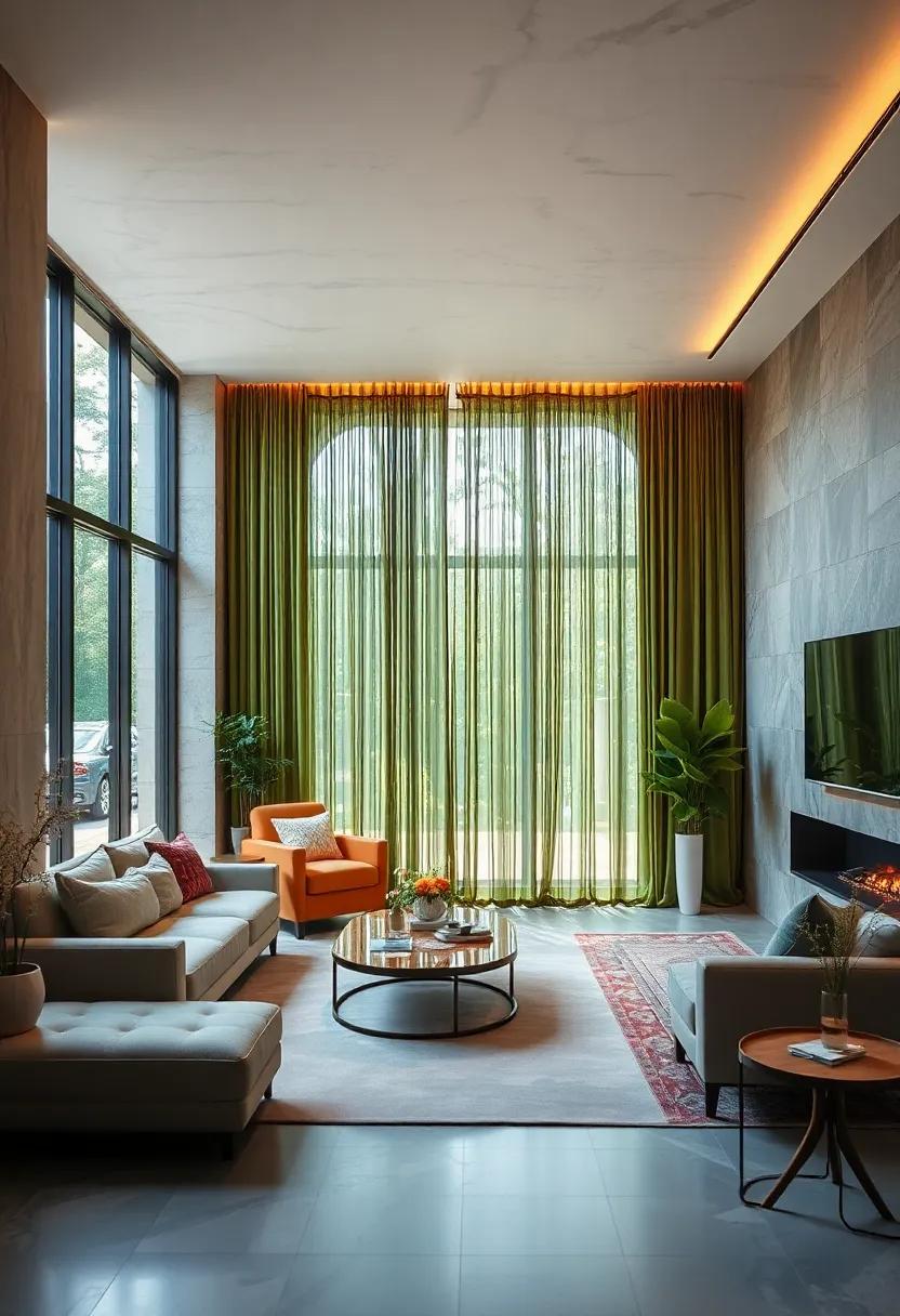 Seasonal Changes Bringing Unique Color and Texture Variations to Vertical Green Curtains