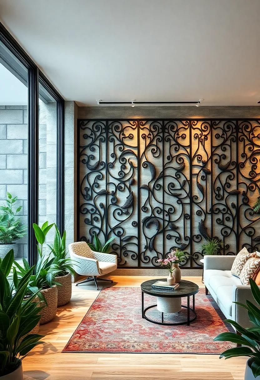 Intricately Patterned Laser-Cut Metal Fences with Whimsical Hidden Creatures in the Shadows