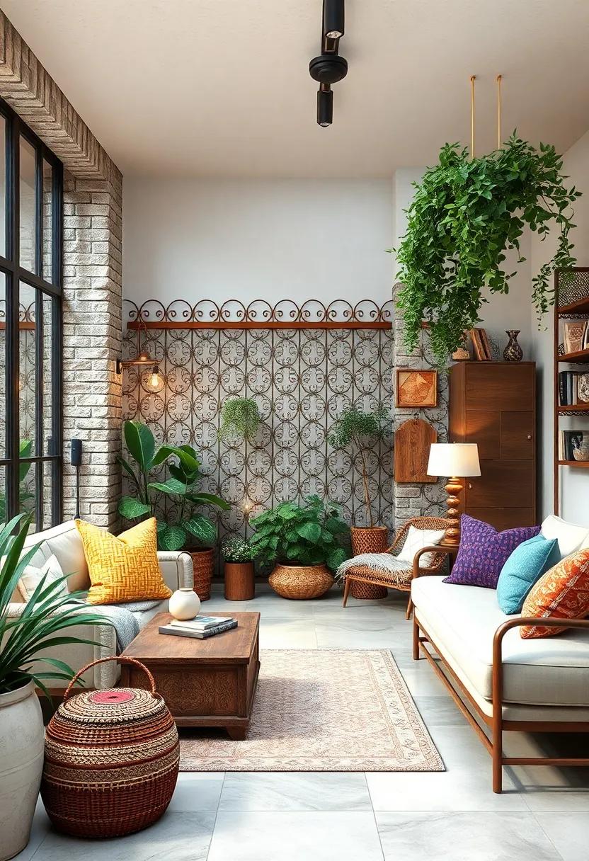 Vintage Lace-Like Metalwork Enhancing the Elegance of a Cottage Garden