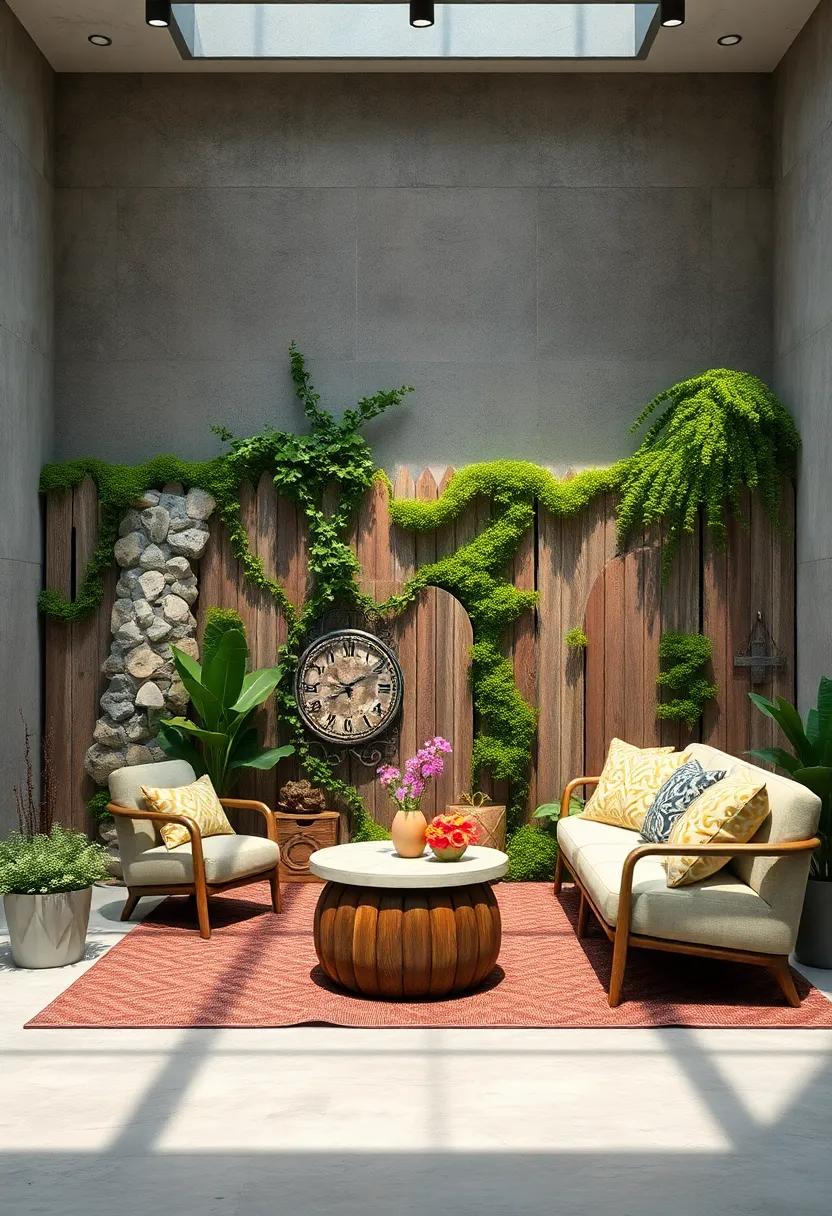 Whimsical Fairy Tale Inspired Fences with Tiny Doors and Mossy Details