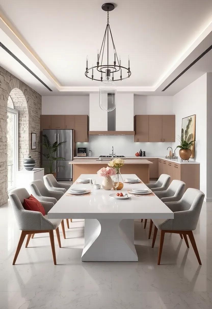 The Versatility of White Dining Tables in Both Casual Family Kitchens and Formal Dining Rooms