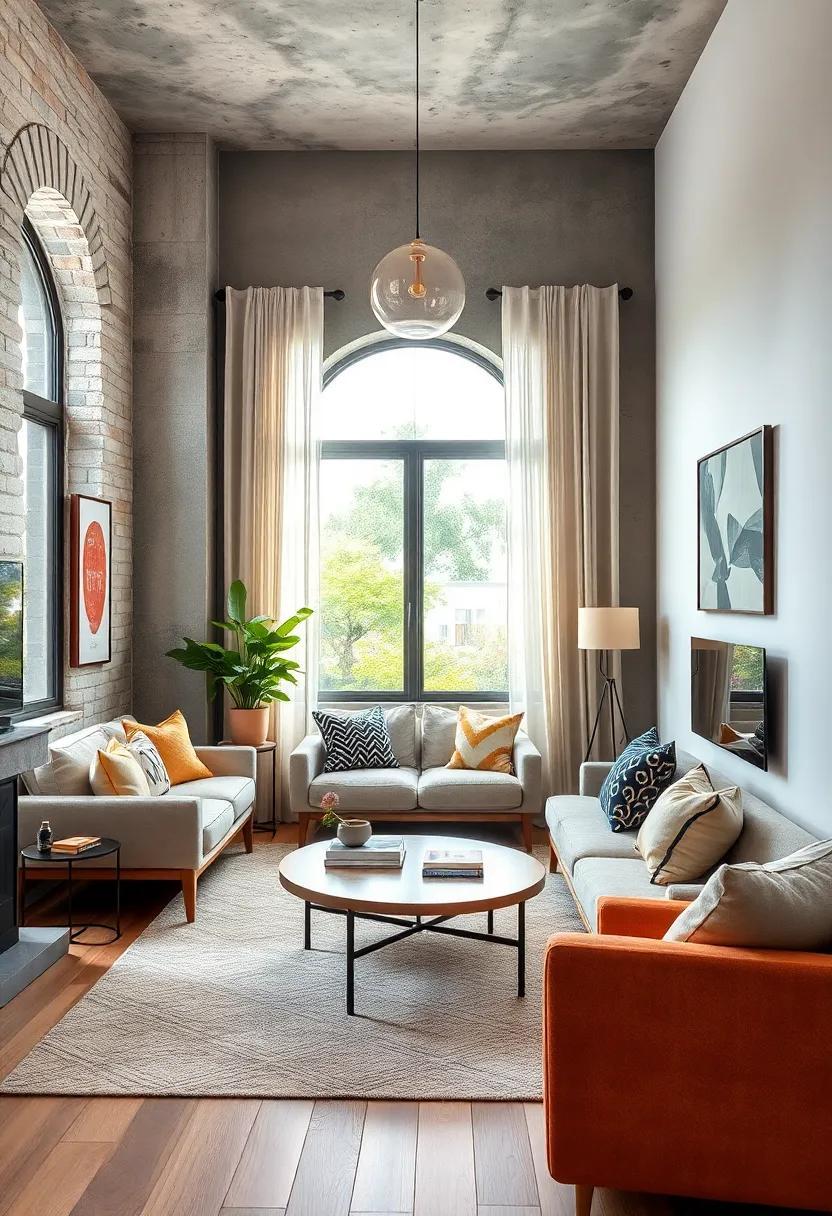 Cozy and Functional: Designing a Small Living Room with a Dining Area for Two