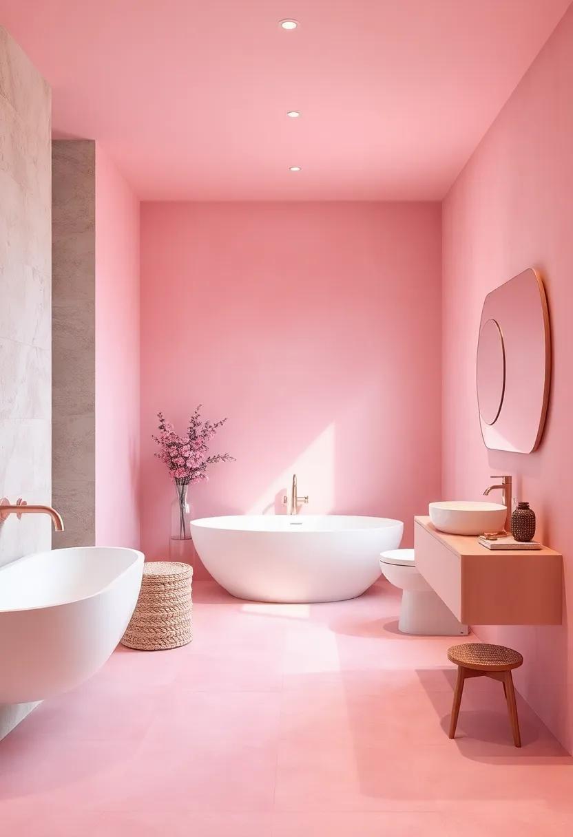 Blush and Bold: Exploring the Charm of Pink Bathroom Design Ideas