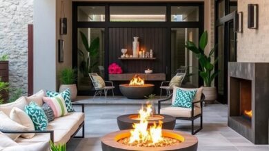 Cozy Ambiance: Inspiring Patio Designs Featuring Stunning Fire Bowls
