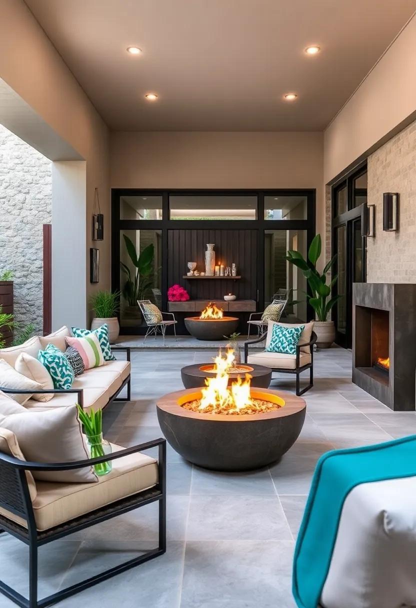Cozy Ambiance: Inspiring Patio Designs Featuring Stunning Fire Bowls