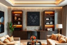 Elevate Your Workspace: The Allure of Luxury Home Offices with Gold Finishes