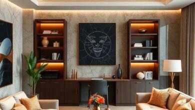 Elevate Your Workspace: The Allure of Luxury Home Offices with Gold Finishes