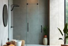 Sleek and Spacious: Transform Your Bathroom with a Walk-In Shower Glass Door