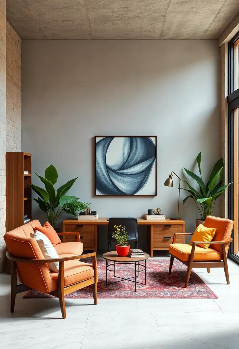 Timeless Elegance: Crafting Mid-Century Modern Home Office Setups