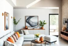 Chic and Cozy: Transforming Your Under-Stairs Space with Modern Living Room Decor