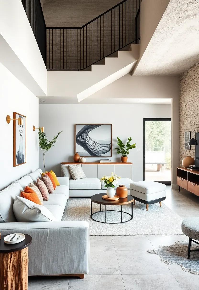 Chic and Cozy: Transforming Your Under-Stairs Space with Modern Living Room Decor