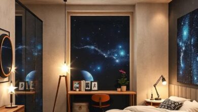 Dreamy Outer Space Bedroom for Boys with Magical Glowing Stars