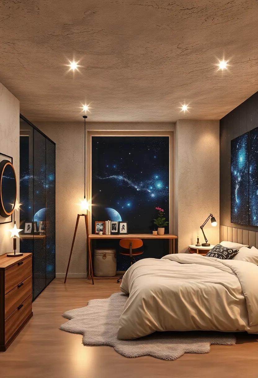 Dreamy Outer Space Bedroom for Boys with Magical Glowing Stars