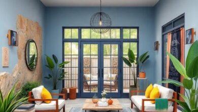 Serene Shades: Designing a Monochromatic Blue-Toned Front Yard Oasis