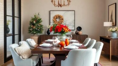 Transform Your Space: Seasonal and Festive Dining Room Decor Ideas