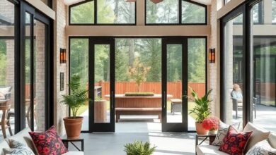 Bringing the Outdoors In: Stylish Screened Porches with Grand Doors