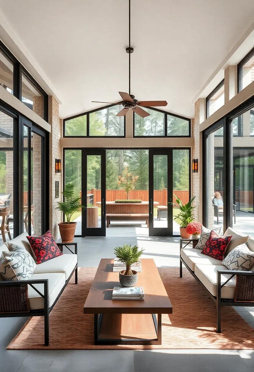 Bringing the Outdoors In: Stylish Screened Porches with Grand Doors