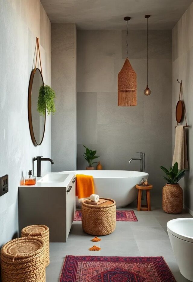 29 Boho Bathroom Ideas to Transform Your Space into a Cozy Oasis