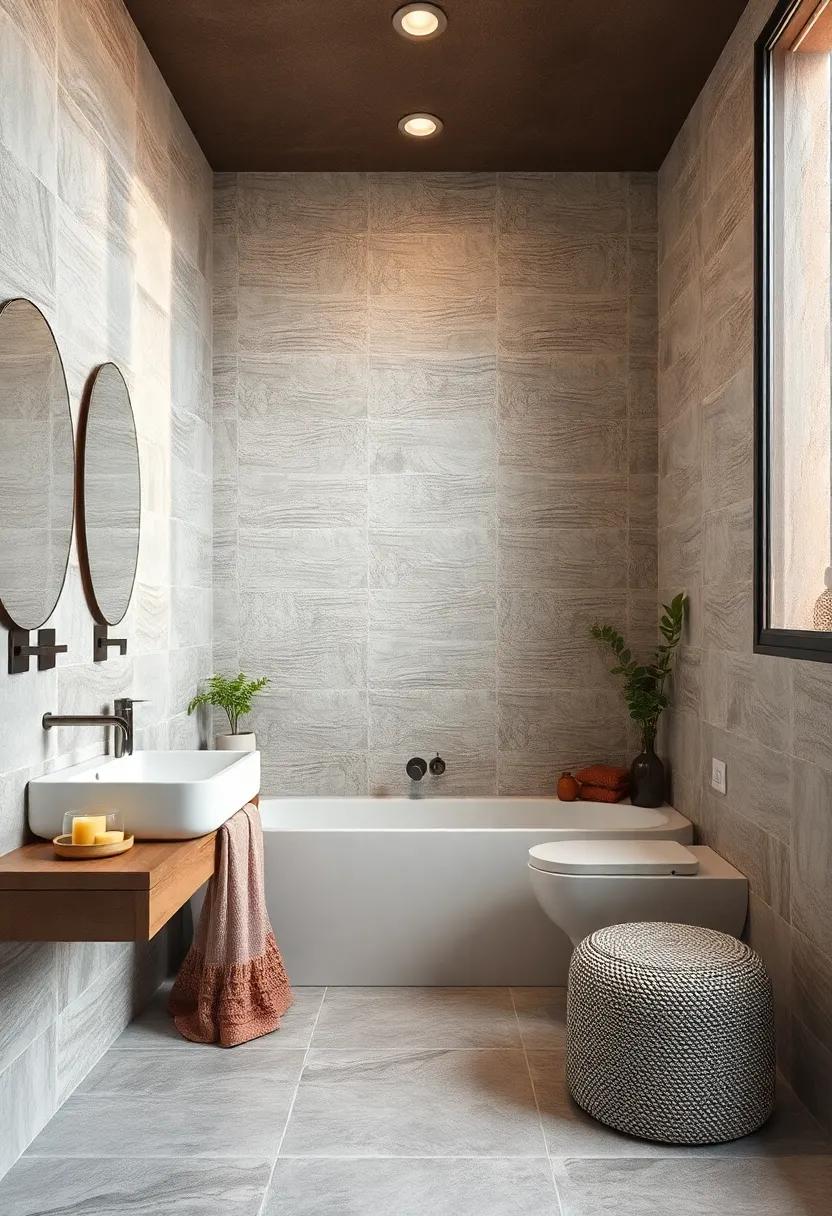 Hand-Pressed Artisan Tiles Showcasing Irregular Textures and Craftsmanship Nostalgia on Walls