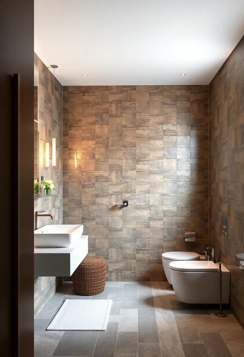 Metallic Tiles Adding a Touch of Industrial Chic With Reflective Surfaces and Unique Patterns