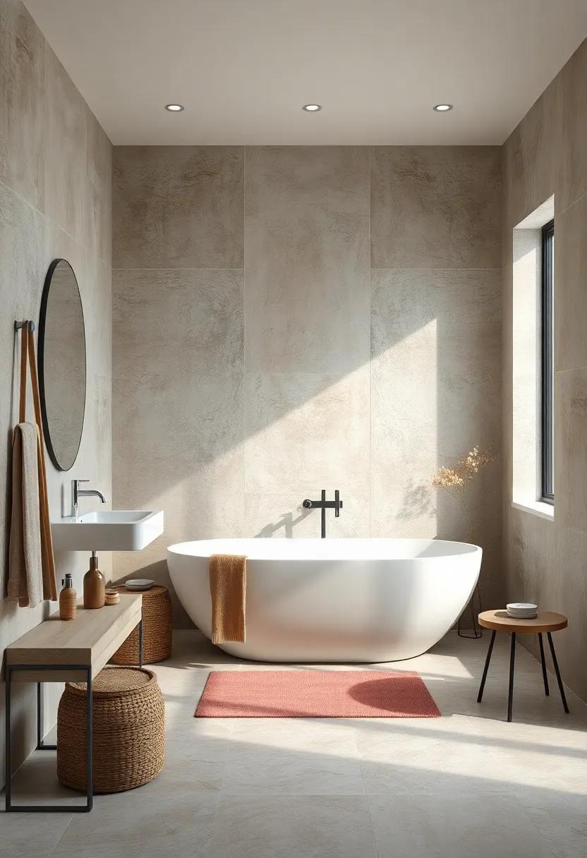 Soft Linen Effect Tiles Mimicking Fabric Texture for a Gentle and Luxurious Wall Experience