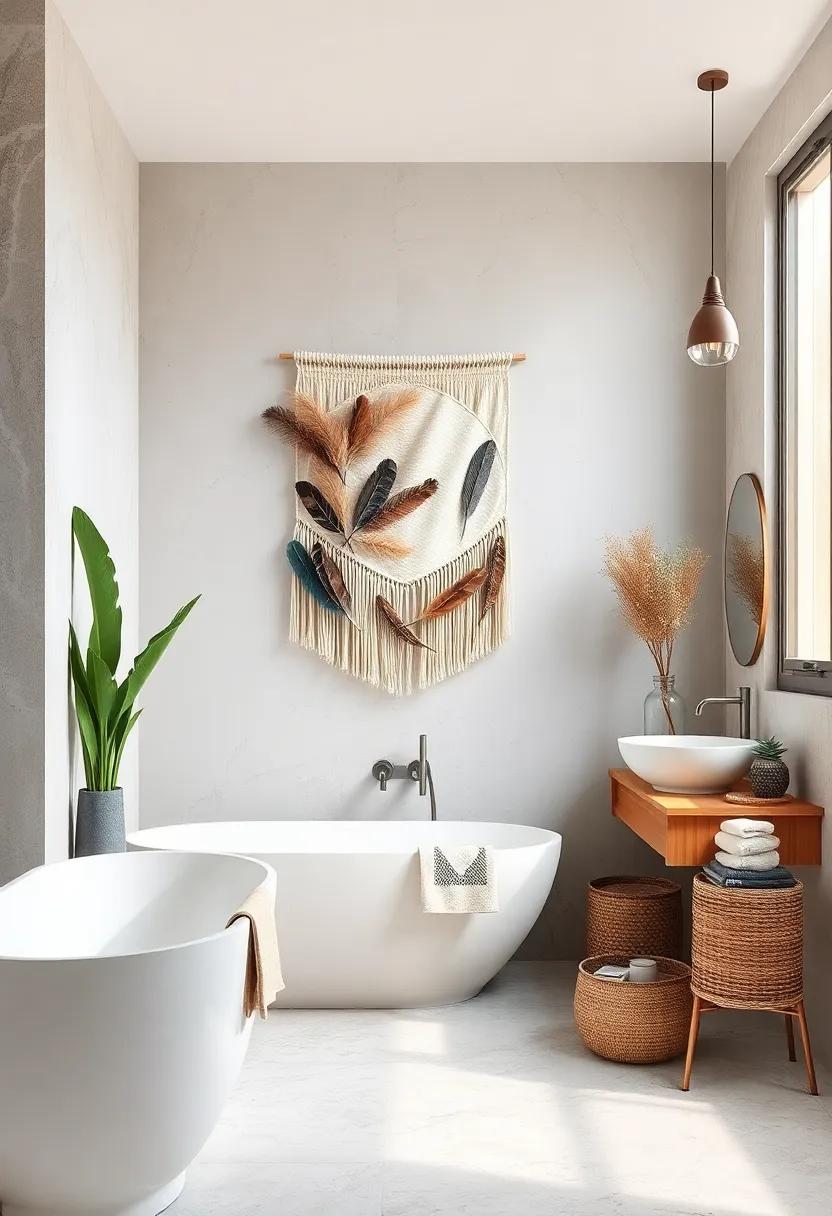DIY Wall ‌Art: Create your own wall art using natural materials like driftwood or feathers ‍to bring a personal touch to your decor