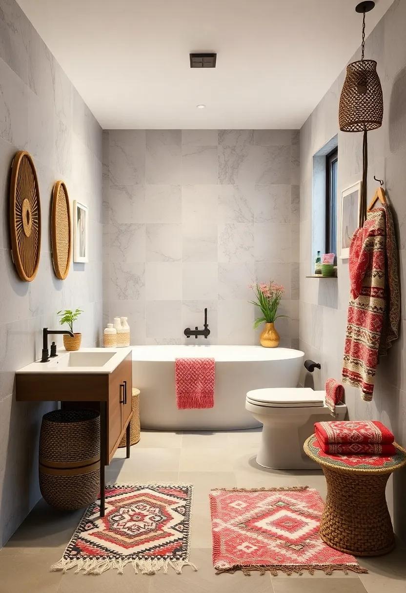 Playful Patterns: Mix and match patterned accessories, from⁤ towels to bath mats, ‌to infuse your bathroom with whimsy and style