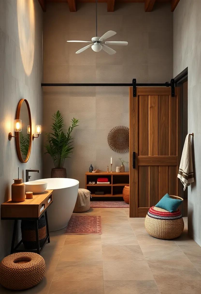 Sliding Barn Doors: Swap ⁢traditional doors ‌for sliding barn doors for a rustic ‌yet stylish entrance‍ that complements your⁤ bohemian theme