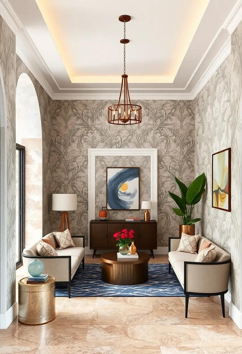 Intricate Wallpaper Patterns Inspired By Boutique Hotels Bringing Visual Depth And Charm