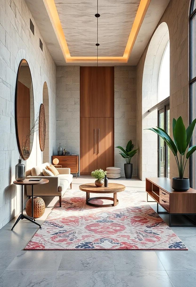 Soft, Layered Rugs Combining Texture And Warmth To Elevate Entryway Comfort And Style