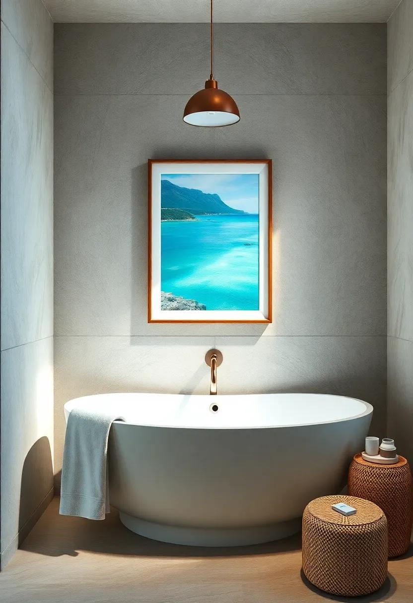 Coastal Prints: Hang framed‌ photography⁢ or artwork‍ of coastal ⁢landscapes that⁣ showcase soft turquoise waters to inspire‌ relaxation