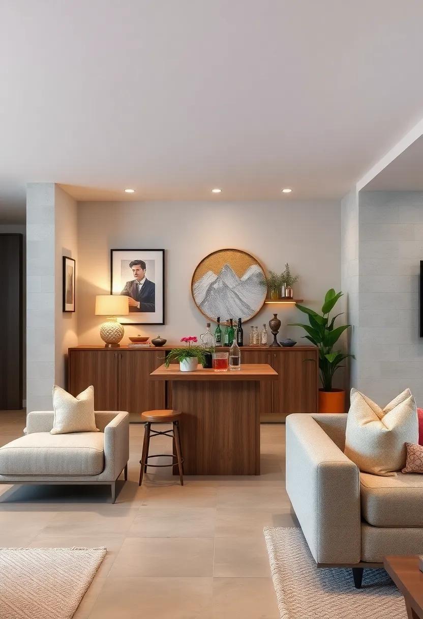 Counter-Height table: Utilize​ a​ counter-height​ table as a casual bar⁣ space, perfect ⁤for entertaining guests without the need for a full bar setup
