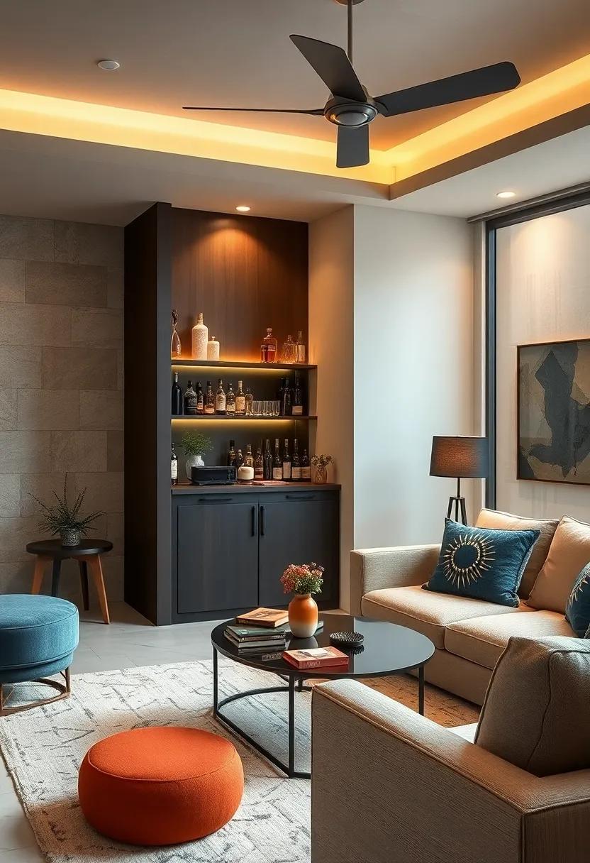 Compact Cube ‌Bar: Use ‌a compact cube-shaped bar ⁢that fits ⁤snugly in any ⁣corner⁤ or space, marrying ⁢functionality with style