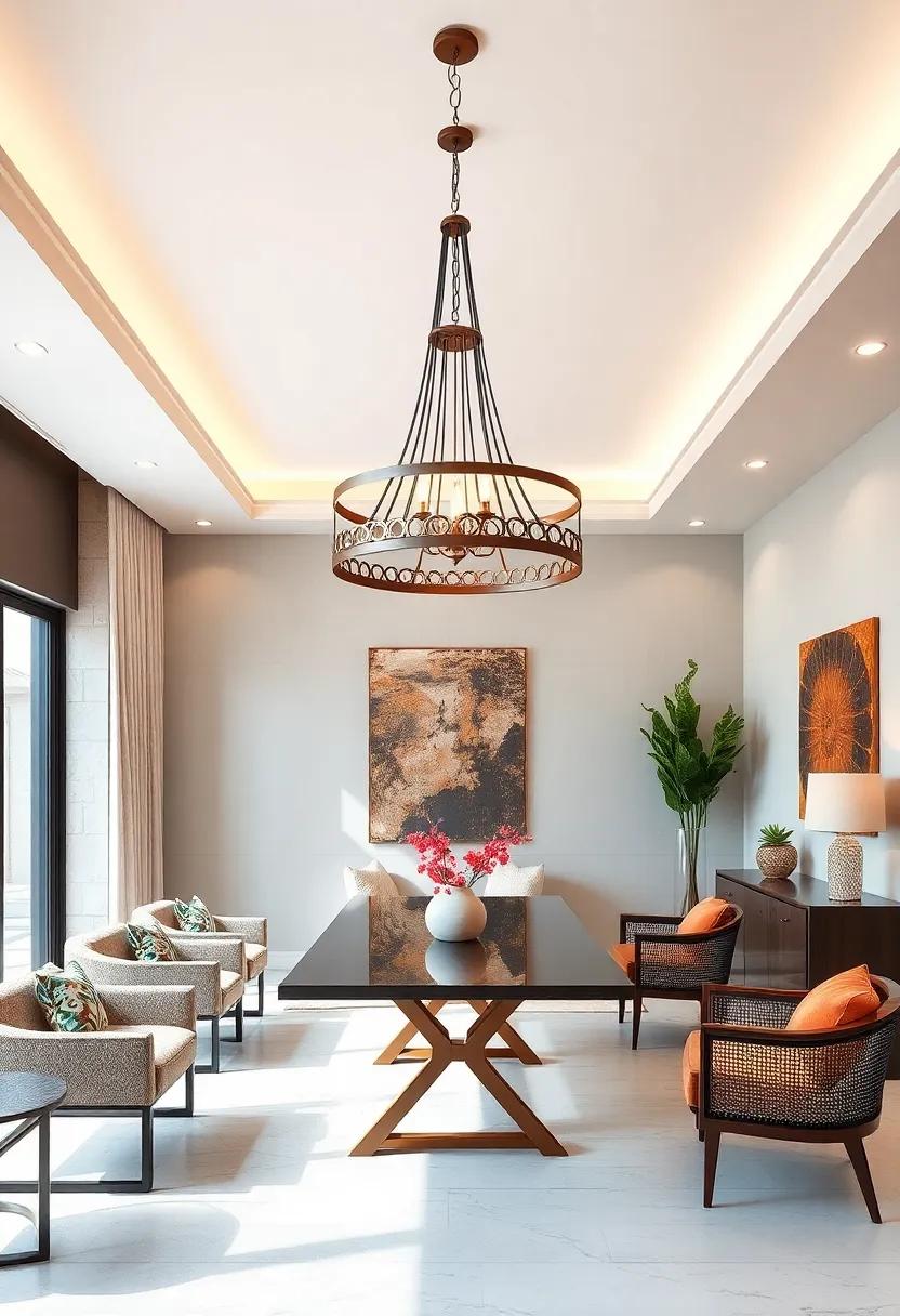 Artistic Metalwork: Discover chandeliers ‍that showcase intricate⁢ metal designs,transforming functional lighting into pieces of art‍ that elevate your dining ‌area