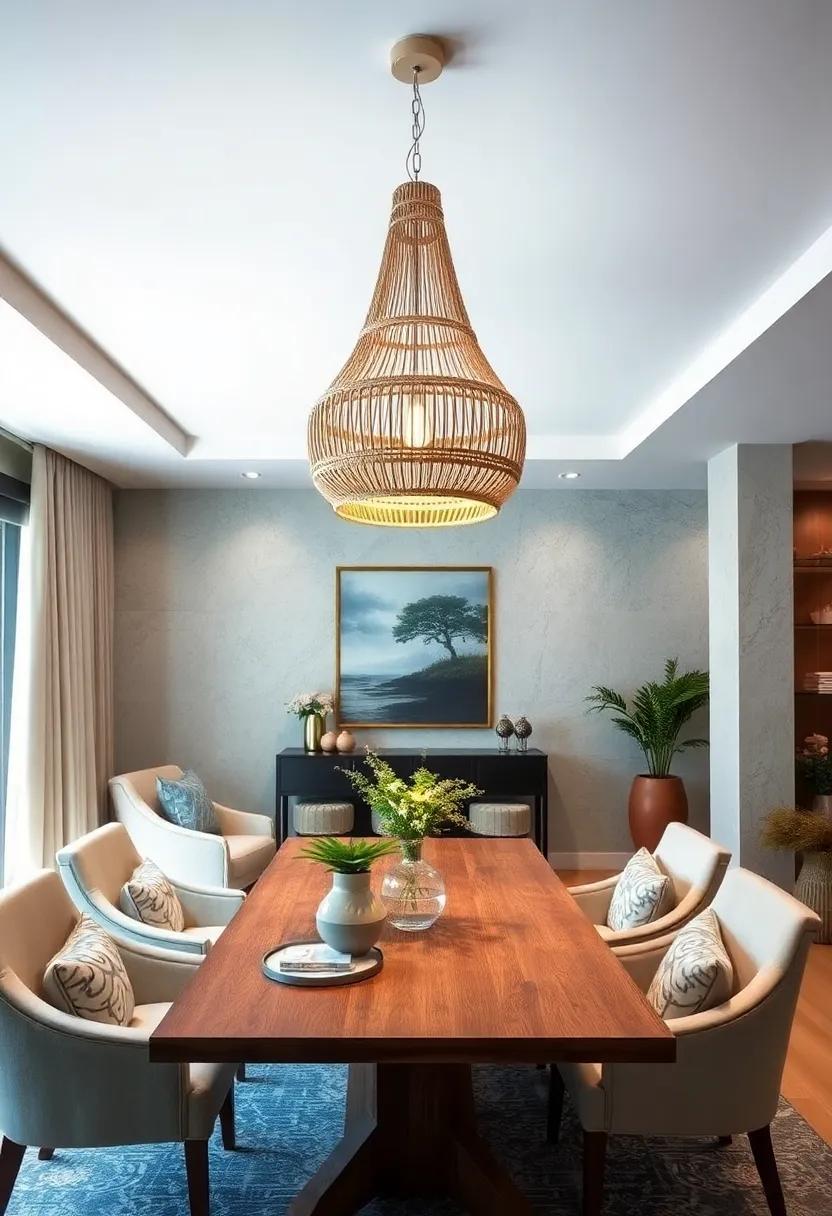 Coastal vibes: Embrace a relaxed⁤ aesthetic with chandeliers made from natural materials like rattan or⁢ jute, perfect for beach-inspired dining rooms