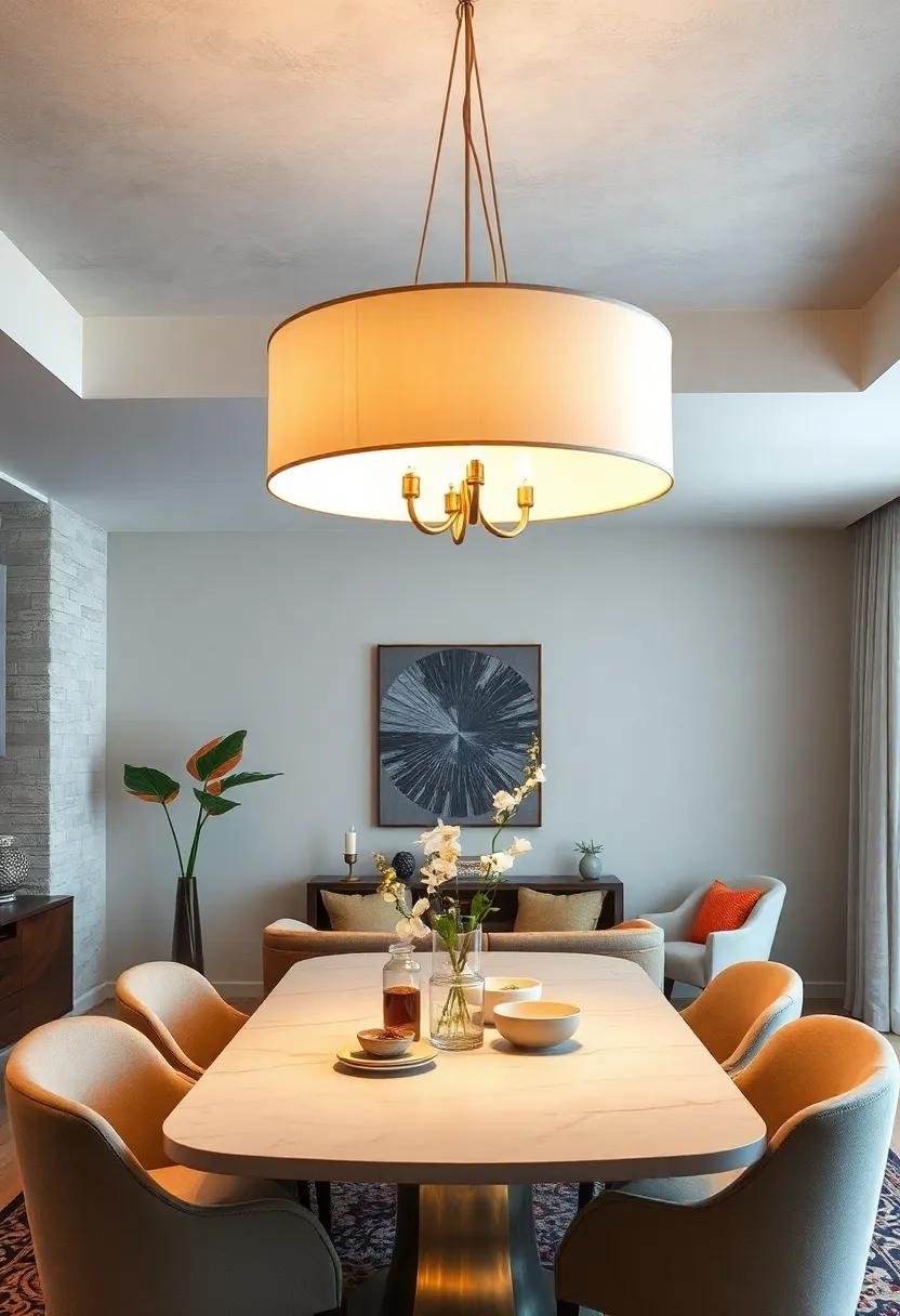 Elegant Drum Shade: Explore ​chic drum-shaped⁢ chandeliers that⁢ provide soft,‍ diffused light while maintaining a ‌refined look and feel