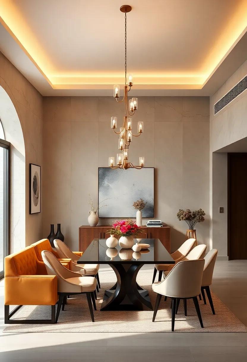 Modern Minimalism: Embrace simplicity with sleek lines ‌and understated elegance that effortlessly blend into ‌contemporary dining spaces