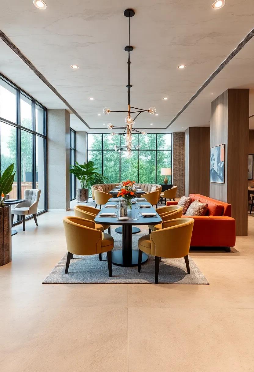 Arranging Modular Seating Clusters for Flexible Social Dining Experiences