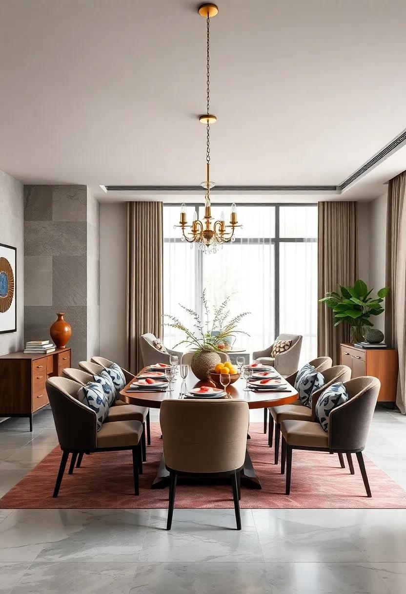 Balancing Color and Texture in Smart Dining Room Layouts for Visual Harmony