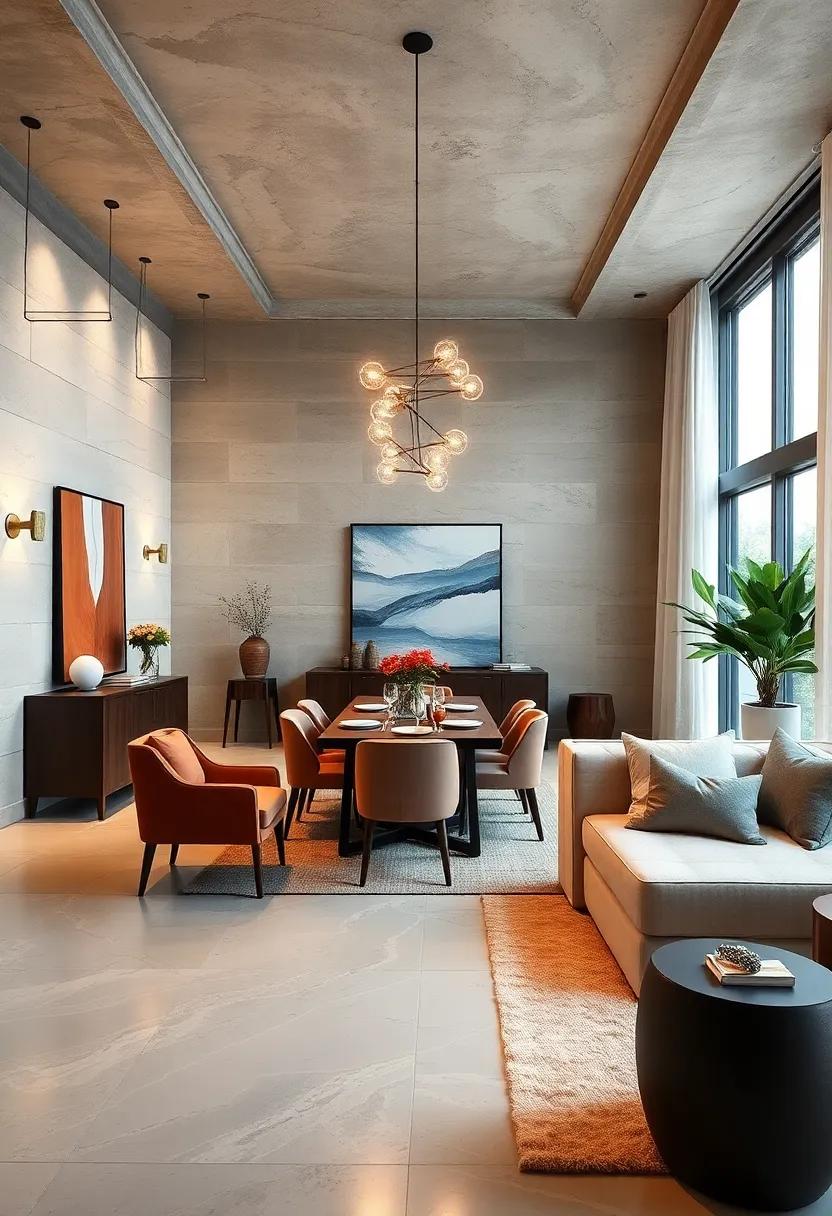 Incorporating Statement Lighting Fixtures for Focused Ambiance in Dining Room Settings