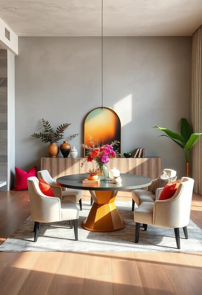 Maximizing Natural Light Through Strategic Mirror and Furniture Positioning in Dining Rooms